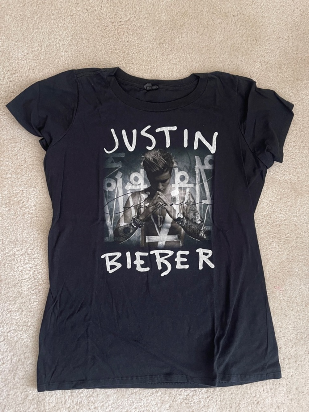 Justin Bieber Album Short Sleeve Tee Shirt